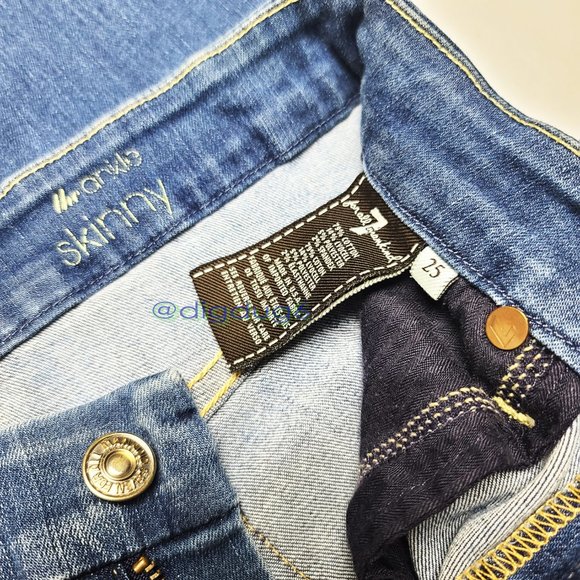 7 for all mankind skinny denim - Picture 5 of 5